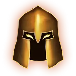 Library image for Warrior's Gold Helmet of Resistance