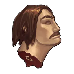 Library image for Decapitated glass head depicting Lika from Troubadour's Bounty