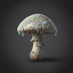 Blue-spotted Mushroom