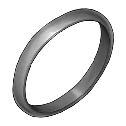Library image for Silver Ring of +1 Constitution